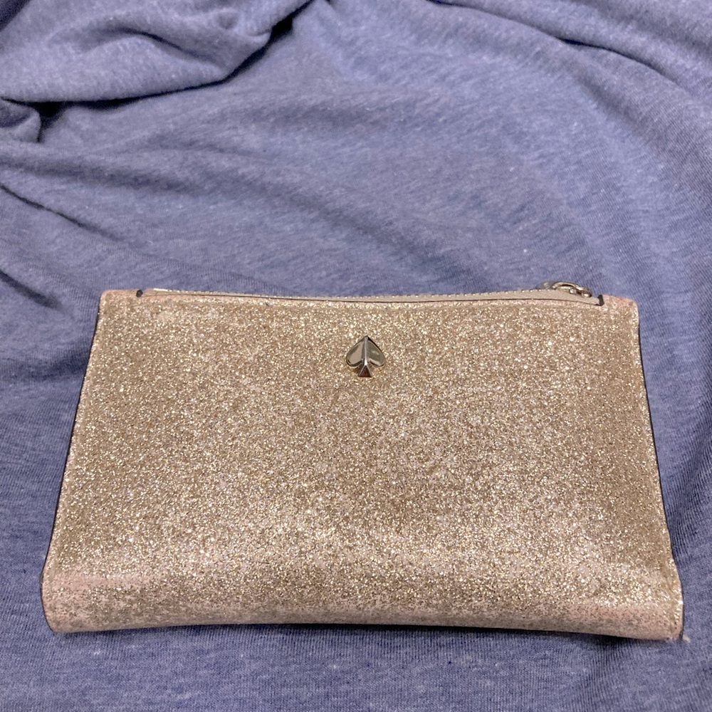 Kate Spade Golden Glitter Wallet